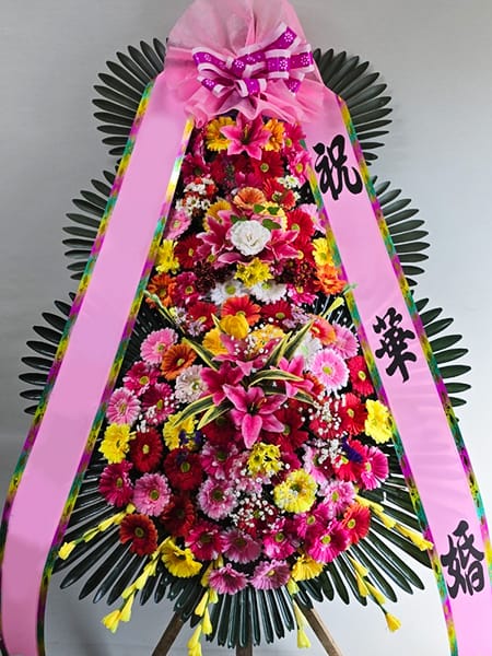 벨라노떼웨딩 가장 인기있는 3단화환 기본형