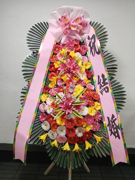 벨라노떼웨딩 대학원 원우회 동문들이 마음을 담은 3단 축하화환