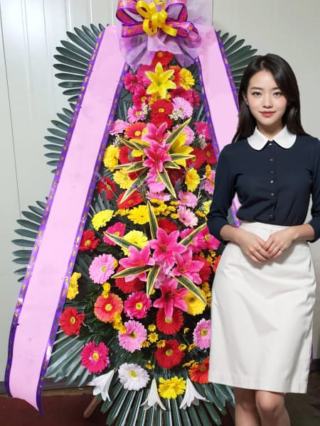 벨라노떼웨딩 3단화환 기본형