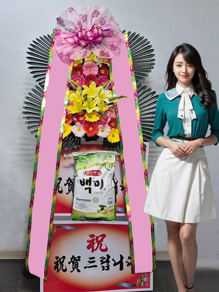벨라노떼웨딩 쌀화환